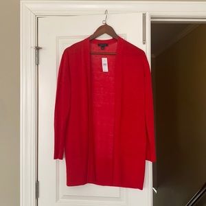 NWT AnnTaylor Linen blend cardigan